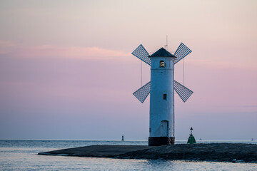 Stawa Mlyny - an iconic navigation mark and the official symbol of Swinoujscie, Poland © Tomasz Warszewski