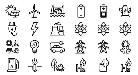 Fototapeta premium Icon Energy