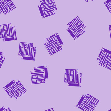 301 redirect seo glyph vector seamless pattern. 301 redirect seo thin illustration