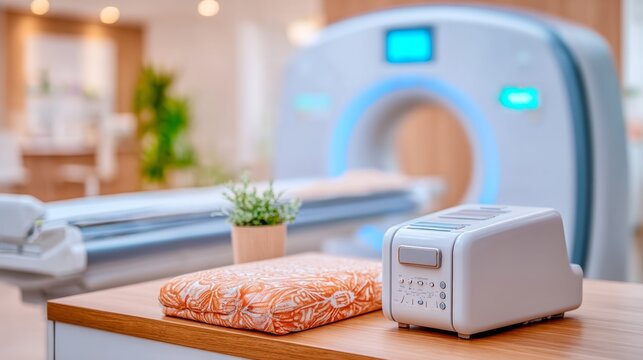 DEXA Scanner Setup in Modern Rheumatology Clinic with Patient Preparation