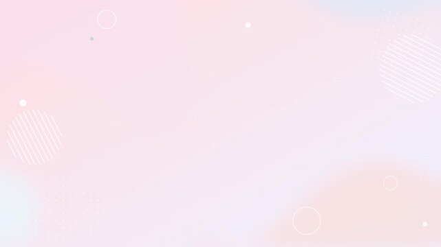 Soft pastel abstract motion background with geometric shapes ideal for professional presentation templates and corporate slides