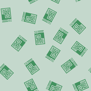pcb esd safe packaging glyph vector seamless pattern. pcb esd safe packaging thin illustration