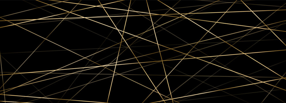 Stripe seamless chaos geometric straight abstract lines messy pattern chaotic, with an irregular line gold random background through gradation art and an unusual angle. Futuristic linear.
