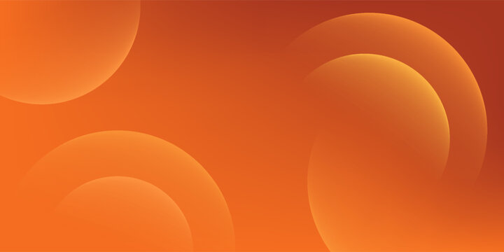 abstract orange circular background. Dynamic sound wave. Design element. Vector illustration
