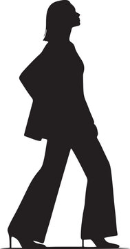 silhouette of a woman