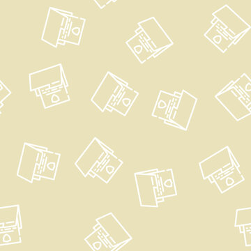 data protection line seamless pattern data protection thin line illustration