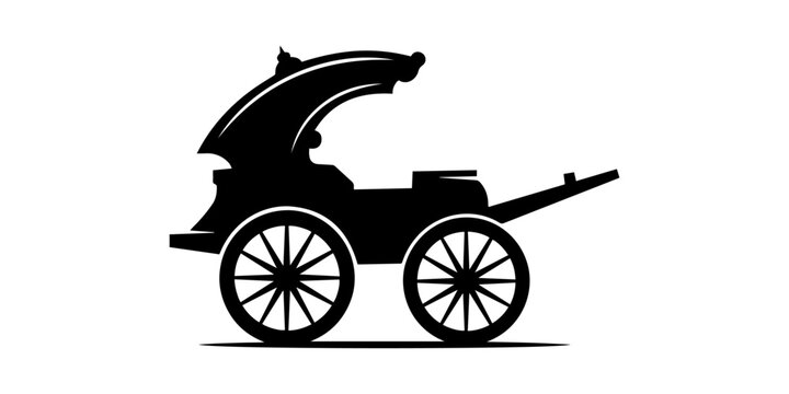 Mane rath hend Black silhouette icon