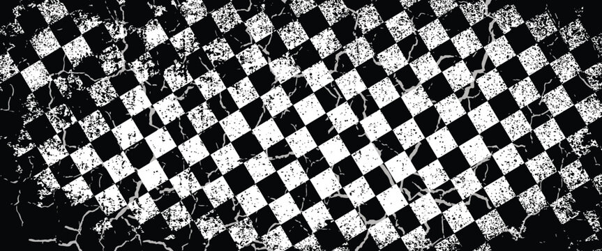 Racing abstract background. It contains elements of the checkered flag, suitable for design of the categories of speed, rally, sports