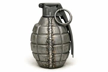 Fototapeta premium Handheld explosive device with metal handle and body