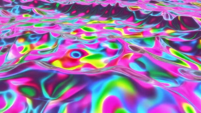 Vibrant abstract fluid motion flow animation background