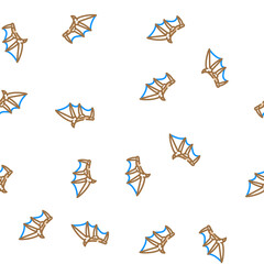 Obraz premium bones of wing vector seamless pattern bones of wing sign illustration