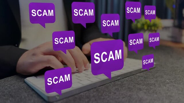 Scam and internet fraud. Malicious posts and fraudulent advertisements on social media.