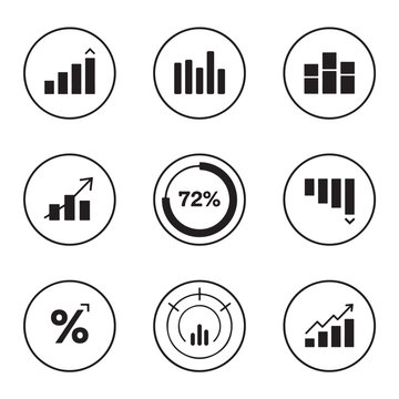 Graph data visualization business growth chart statistics