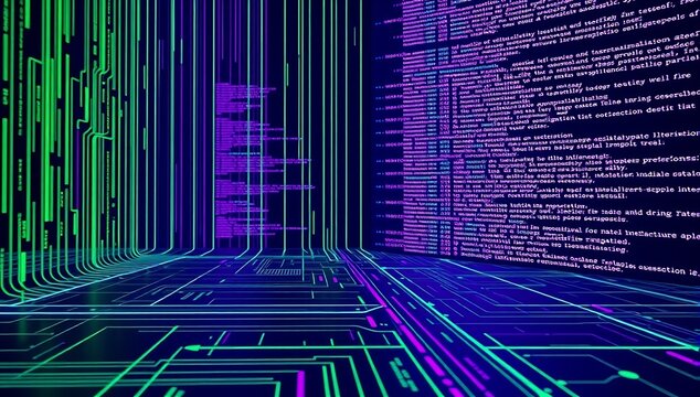 Digital data interface with neon circuitry