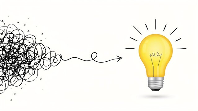 From confusion to clarity concept