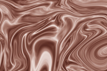 Fototapeta premium Melted chocolate fluid background