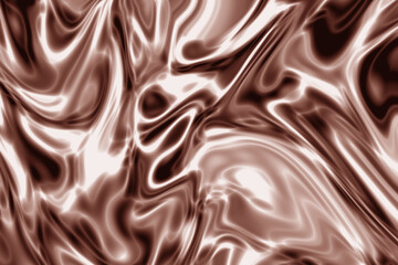Fototapeta premium Dark luxury chocolate silk swirl