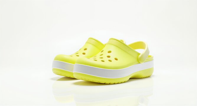 yellow baby shoes