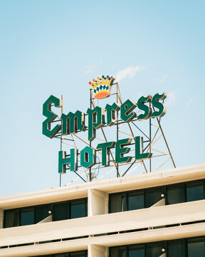 The Empress Hotel vintage sign, Asbury Park, New Jersey