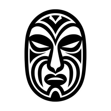 Traditional Symmetrical Ethnic Tribal Mask