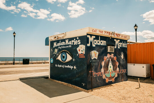 Madam Maries psychic reader on the boardwalk, Asbury Park, New Jersey