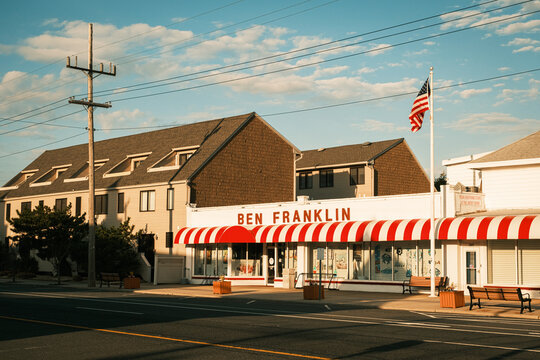 Ben Franklin vintage storefront, Lavallette, New Jersey