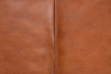 Fototapeta premium A high-quality close-up image of a brown leather sofa, perfect for showcasing furniture design or interior decor