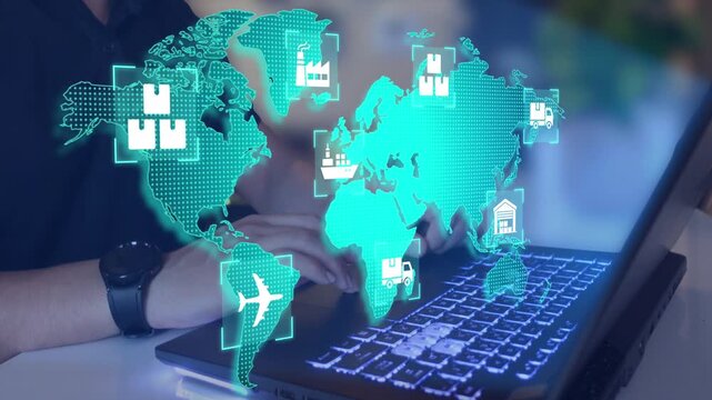 Supply chain and logistics analytics. Global transportation planning and inventory management. 