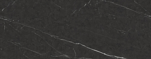Black marble with golden curly veins, black marble natural pattern for background, abstract black and gold, black and yellow marble, hi gloss marble stone texture for digital wall tiles design. © Shital