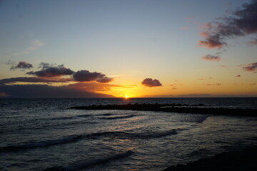 Obraz premium sunset on the beach