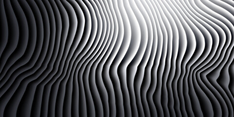 Obraz premium Abstract monochromatic wavy lines pattern background with abstract, monochromati