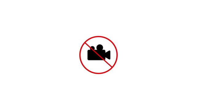Icon animation is prohibited from taking videos with a white screen, with 4k video animation.