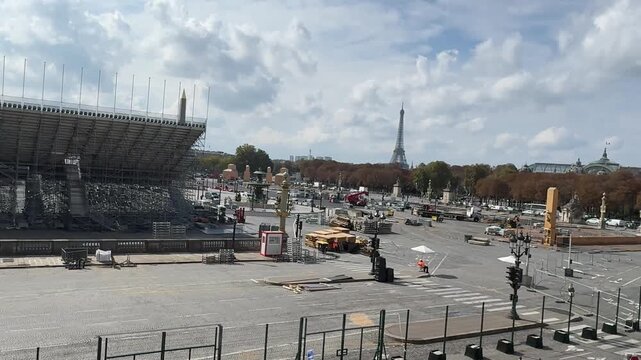 Place de la Concorde in Paris with Historic Square View and City Architecture