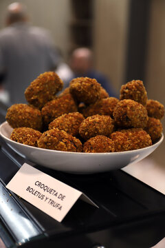 croquetas de boletus y trufa