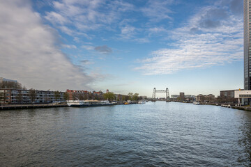 Obraz premium Rotterdam is a major port city in the Dutch province of South Holland.