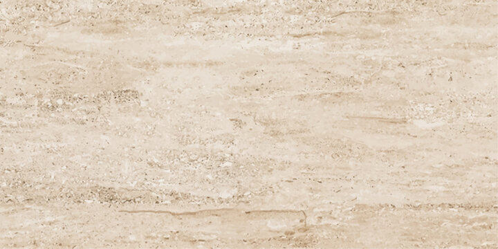 Beige travertine marble abstract background, warm natural stone with horizontal striations and soft veining for cover, branding, interior and copy space.