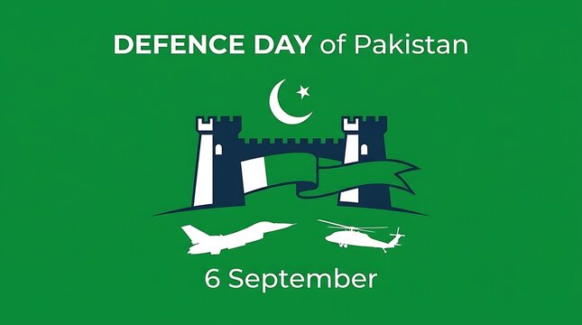 Pakistan defence day 6 september celebration graphic