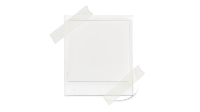 White paper with torn edges on a white background, document