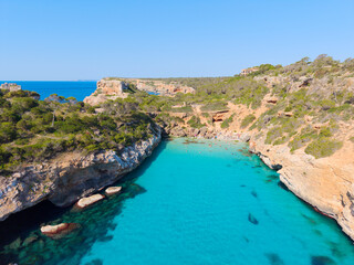 Fototapeta premium Beach of Calo des Moro, Mallorca