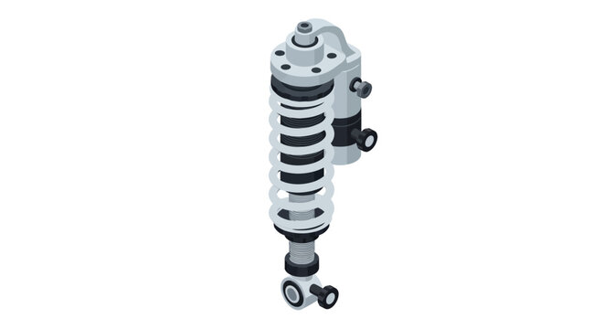 Automotive Shock Absorber Coil Spring Suspension System Component