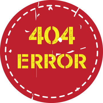 404 error page not found sign in red circle