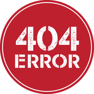 404 error page not found sign in red circle