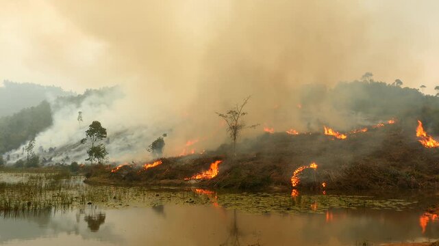 Slash-and-burn agriculture in Madagascar 6
