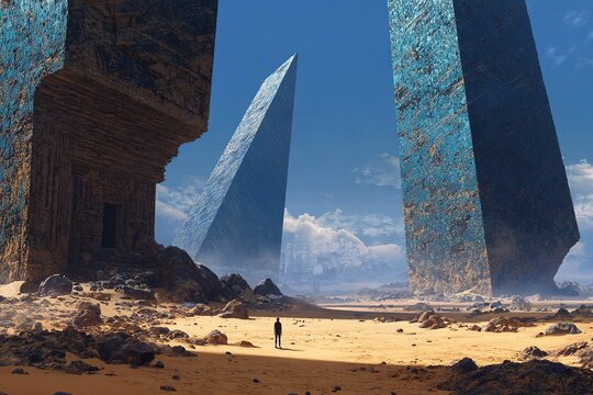 ancient alien ruins discovered on a faraway planet