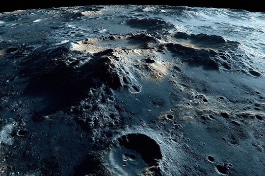 moon surface texture with small craters