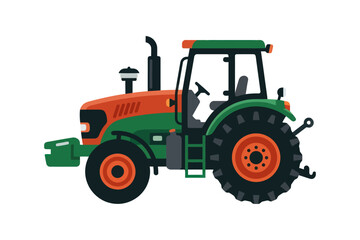 Obraz premium Tractor Vector Illustration
