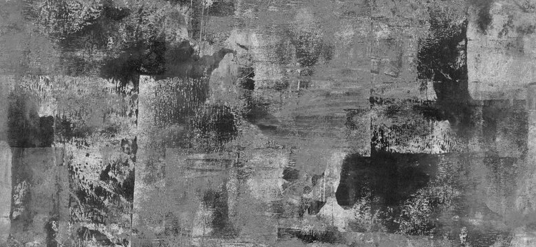 Abstract black and white grungy surface.