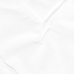 Obraz premium Crumpled white paper texture background