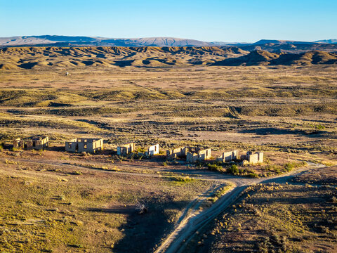 Abandoned Ruins of the Historic Gebo Ghost Town
