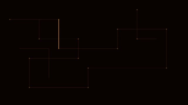 Orang Glitch Circuit Trace Glitch Animation Loop